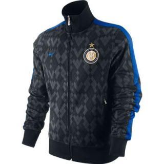 Nike Inter Milan Authentic N98 Jacket Black Blue Soccer Small Football