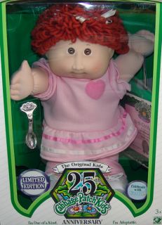 Cabbage Patch Kids Doll Iola Heather March 10 Red Head Curly Hair