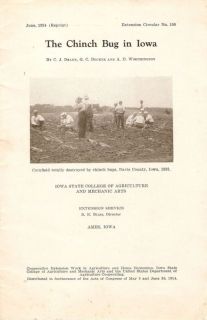 The Chinch Bug in Iowa Farmers Bulletin 1934