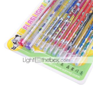 USD $ 2.59   Cute Bear Glitter Gel Pen 2 Pack with 10 Pack Refills