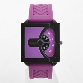 USD $ 7.59   Mens and Womens Silicone Analog Quartz Wrist Watch