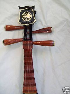 New Chinese 4 String Instrument Pipa with Case and Nails