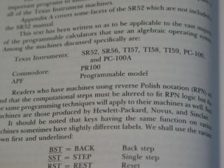 1978 Programming Programmable Calculators SR52 TI57