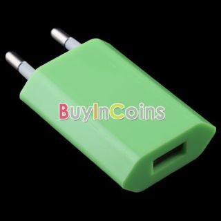 Portable USB Wall Home Charger AC Adapter EU Plug for Apple iPhone 4