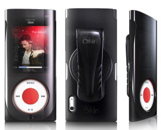 iSkin Duo Case for iPod Nano 5g w Belt Clip Black N5G BK