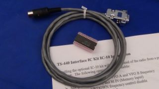 Kenwood IC10 Chipset Interface Cable TS440 R 5000 30 Day Warrantee
