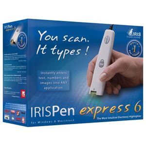 Iris Inc USOA400 Irispen Express 6 Pen Text Scanner 765010103270