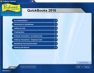 Learn Intuit QuickBooks 2010 Tutorial Training Software