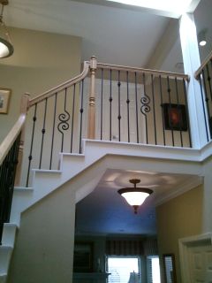 Iron Balusters Scroll Series Iron Balusters Many Colors 