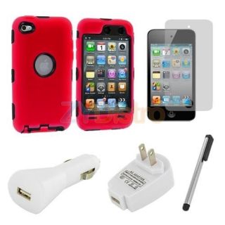  Case Cover 5X Accessories Charger for iPod Touch 4th Gen 4G 4