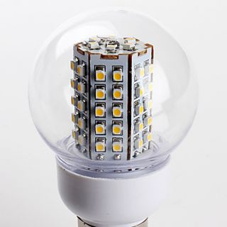 B22 66 3528 SMD 3.5W 430LM 2800 3200K Warm White Light LED Ball Bulb