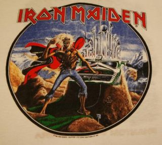 Vintage Iron Maiden Phantom of The Opera T Shirt 1986 T Shirt Size