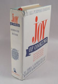JOY OF COOKING BY IRMA S. & MARION ROMBAUER BECKER 1967 HC DJ (Some