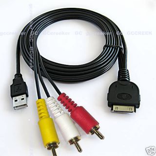 iPod USB Video Cable for JVC Multimedia Unitref KS U30