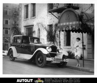 1929 Packard Town Car Factory Photo Irene Rich