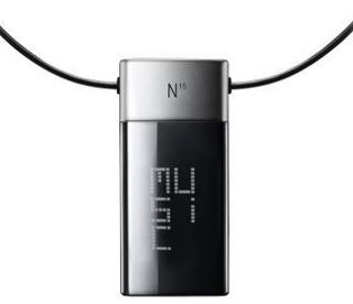 iRiver N15 Black Stylish Compact Digital Audio Player Necklace  2GB