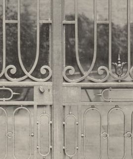 Wrought Iron Gate France Art Deco Jacquart Photo 1930