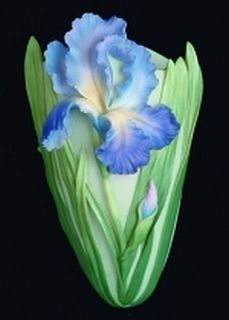 Ibis Orchid Bearded Iris Wall Vase Pocket Beautiful