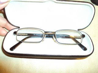 Safilo 140 Elasta Eyeglass Black Italian Frames Square Lenses Flexible