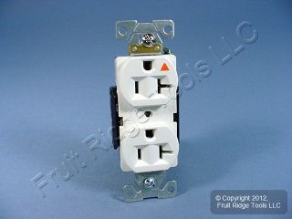  Electric White Isolated Ground Outlet Receptacle 20A IG5362W