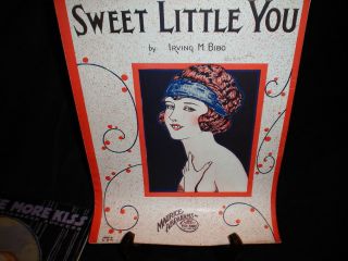 Sheet Music Sweet Little You by Irving M Bibo Copyright 1924
