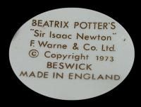 Beswick Beatrix Potters Sir Issac Newton Figure Scarce