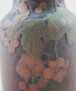  25 Vase by Sadie Agnes Estelle Irvine Grapes Leaves 1912 Mint