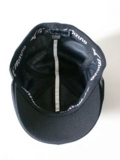 New Mizuno Golf 2012 Ivy Flex Fit Sports Cap Hat Black Navy White