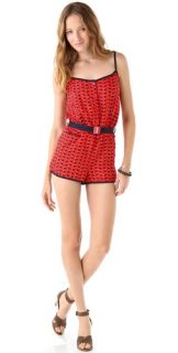Marc by Marc Jacobs Light Hearted Button Front Romper