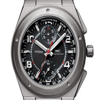 IWC Ingenieur Chronograph AMG Mens Swiss Made Watch Black Dial Steel