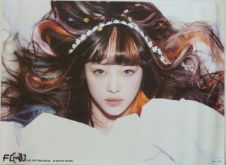 Electric Shock Girl with Headband Malaysian Promo Poster Korean