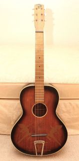 1930s B J Serenader Parlor Guitar Restored
