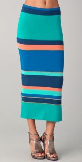 Torn by Ronny Kobo Ronny Striped Sweater Skirt