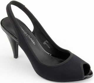 Donald J Pliner Women Shoes Fenia Slingback 9 5 Black New in Box