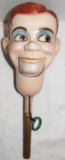 Juro Jerry Mahoney Head Stick Ventriloquist Dummy in Box Paul Winchell