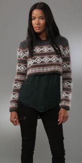 Rag & Bone Grayling Crop Sweater