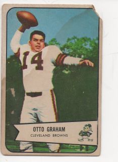 1954 Bowman Football 40 Otto Graham Cleveland Browns