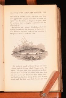 1835 The Complete Angler of Izaak Walton and Charles Cotton