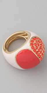 Marc by Marc Jacobs Colorblock Hearts Dome Ring