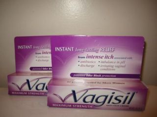  Tubes of Vagisil Anti itch Cream Strongest Meds Relief of Intense itch