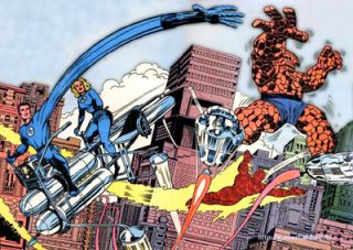 Jack Kirby Fantastic Four Illustration