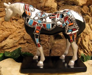 Zuni Silver Painted Pony 1E 4454 Retired Mar 10