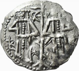 Ancient Coin Danube Region Ivan Alexander AR Grosh