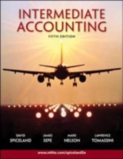 Intermediate Accounting by J David Spiceland James Sepe Mark W Nelson
