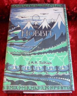 Tolkien The Hobbit with a copy of the First Issue Dustjacket