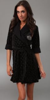 Juicy Couture Hearts Velour Robe