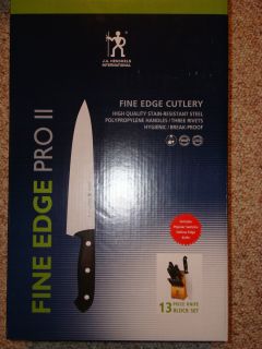 Ja Henckels 13 Piece Fine Edge Pro II Knife Set w Block