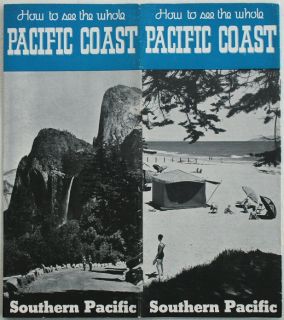 C1930s Pacific Northwest Southern Pacific Travel Brochure Booklet