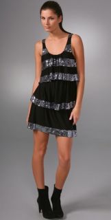 Young Fabulous & Broke 32 Flavors by YFB Ruffle Sequin Dress