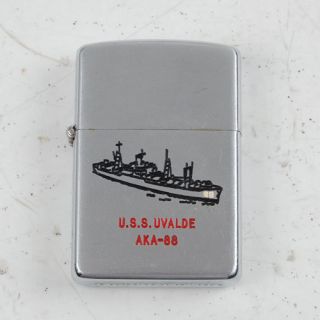 You are bidding on an original Zippo lighter FEATURING THE U.S.S